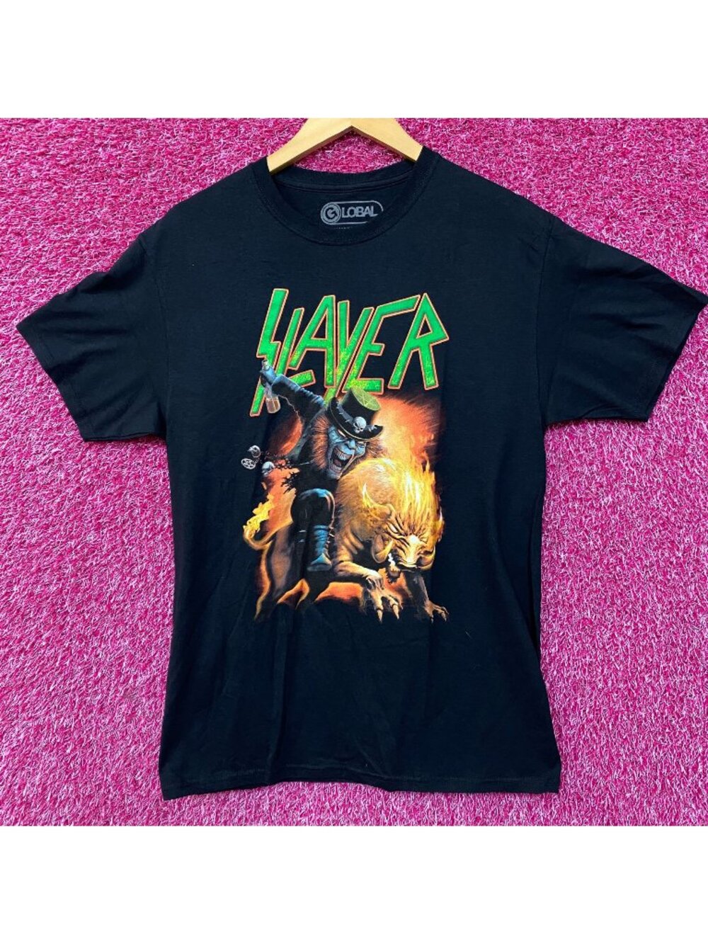 Slayer Hell Beast Leprechaun T-shirt size Medium
